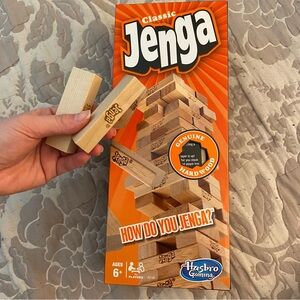 Jenga Classic game - wooden blocks Family game fun!